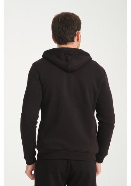 3 Iplik Fermuarlı Kapşonlu Sweatshırt 6052 fırsatları