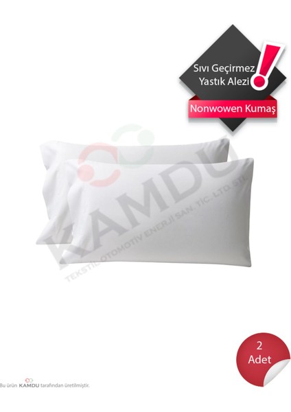 < 2 Tane > <50 x 70 cm > Büyük Boy Kapaklı Sıvı Geçirmez Yastık Alezi indirimleri