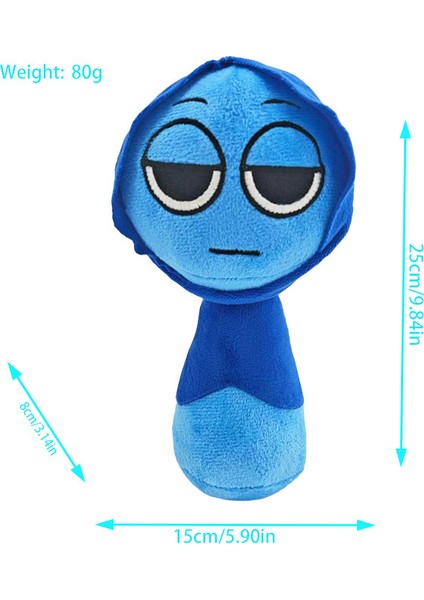 25CM Sprunki Ritim Kutusu Peluş Oyuncak (Yurt Dışından)