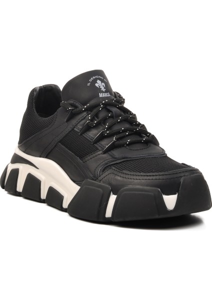 Ayakmod Siyah-Beyaz Erkek Sneaker