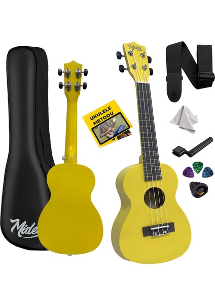 UKX-233YLW Sarı Concert Ukulele