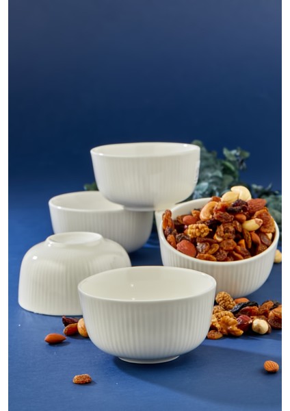 10 cm Beyaz Porselen Çerez ve Sunum Kasesi 6'lı Set | Şık ve Dayanıklı Tasarım indirimleri