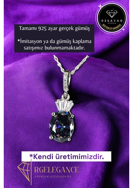 925 Ayar Gerçek Gümüş Prenses Işıltısı Sevgiliye Hediye Sevgililer Günü Hediyesi Nişan Söz Hediyesi Doğum Günü Hediyesi Kız Çocuk Karne Hediyesi Kız Arkadaşa Hediye Kadın Gümüş Kolye