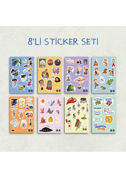Sticker Seti1 (8 Adet)