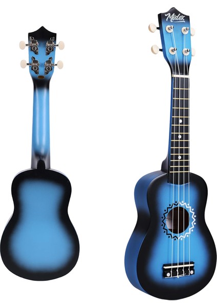 UKX-500BL Sunburs Efektli Maun Soprano Ukulele Full Set fiyatları