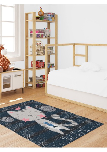 Oyun Halısı Dijital Baskı Kaymaz Taban Makinede Yıkanabilir Bebek ve Çocuk Halısı