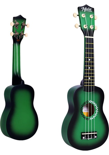 UKX-500GR Sunburs Efektli Maun Soprano Ukulele Full Set