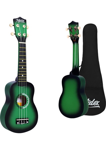 UKX-500GR Sunburs Efektli Maun Soprano Ukulele Full Set