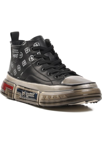 Ayakmod Siyah Erkek Hi Sneaker