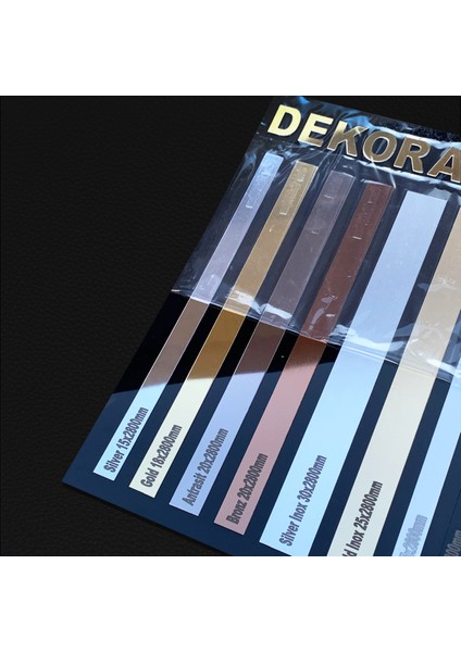 Ayna Görünümlü Dekoratif Şerit ( Bronz ) fırsatları