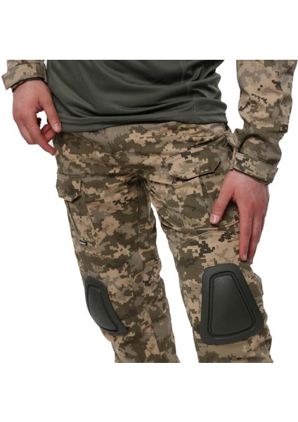 Dizlikli Kamuflaj Tactical Erkek Pantolon - Outdoor Taktik Pantolon