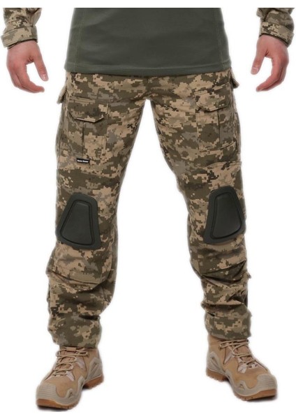 Dizlikli Kamuflaj Tactical Erkek Pantolon - Outdoor Taktik Pantolon