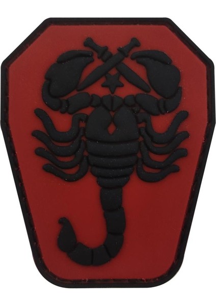 Akrep Plastik Patch - Peç Küçük Boy 4cm x 5,5cm