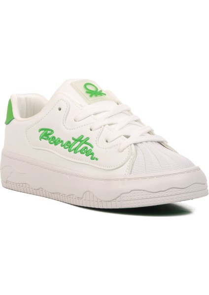 Beyaz-Yeşil Sneaker