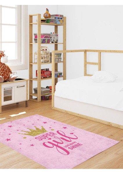 Oyun Halısı Dijital Baskı Kaymaz Taban Makinede Yıkanabilir Bebek ve Çocuk Halısı