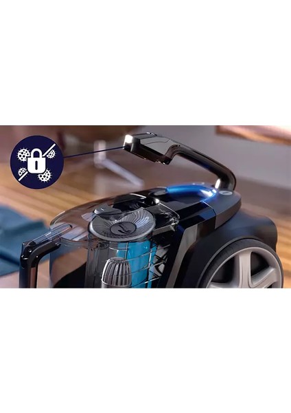HEPA13 Filtreli, 5 Yıl Motor Garantili, Powercyclone 8 Triactive+ Başlık Premium Toz Torbasız Süpürge | Aıerji Kilit Sistemi Fonksiyonel ve Hızlı | Onerous Hassas Tartı Hediye indirimleri