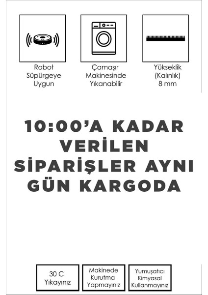 Oyun Halısı Dijital Baskı Kaymaz Taban Makinede Yıkanabilir Bebek ve Çocuk Halısı