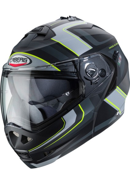 Duke Iı Tour Çene Açılır Motosiklet Kask Matt Yellow/motor Kaskı