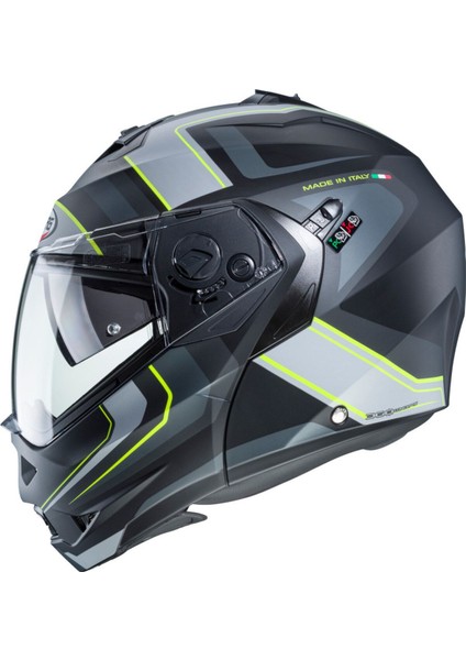 Duke Iı Tour Çene Açılır Motosiklet Kask Matt Yellow/motor Kaskı