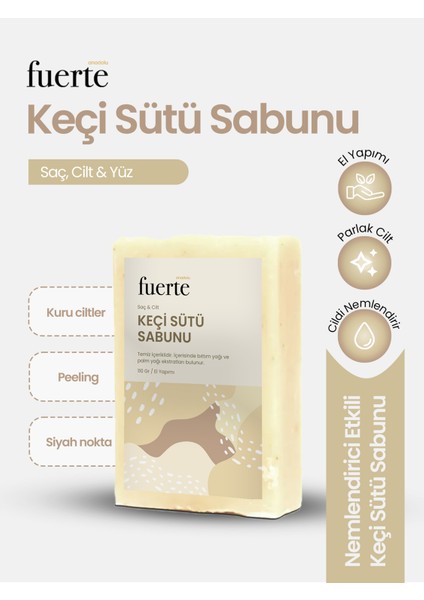 Keçi Sütü Sabunu 110 gr Kuru Ciltler, Peeling, Siyah Nokta