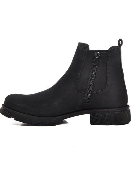 Ayakmod Siyah Nubuk Deri Erkek Bot fiyatları