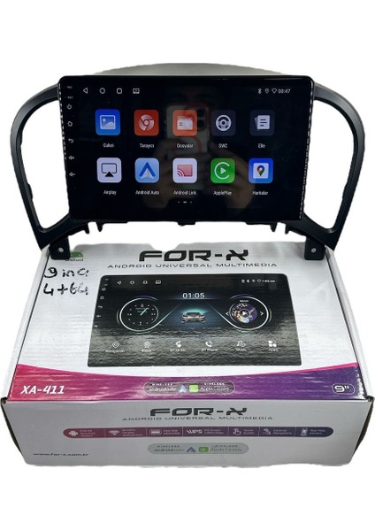 Nıssan Juke 2011-2016 Forx 4-64 Profesyonel Oem Multimedia fiyatları