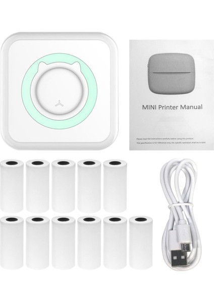 Mini Akıllı Yazıcı Cep Telefonu Bluetooth Taşınabilir Termal Fotoğraf Etiket