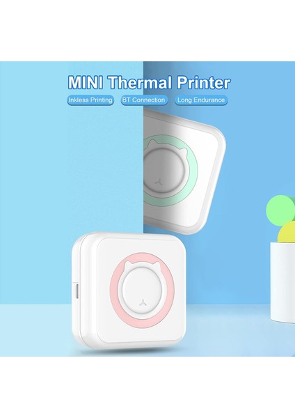 Mini Akıllı Yazıcı Cep Telefonu Bluetooth Taşınabilir Termal Fotoğraf Etiket modelleri