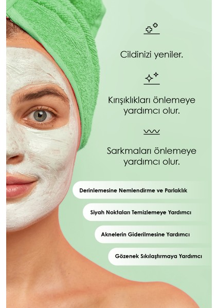 Kolajen Kil Maskesi - Leke ve Siyah Nokta Giderici - Collagen Clay Mask - 125 gr