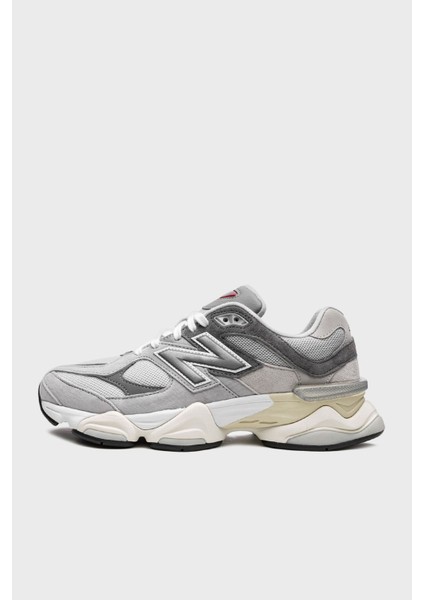 Logolu Deri Kalın Tabanlı Sneaker Ayakkabı Erkek Ayakkabı U9060GRY