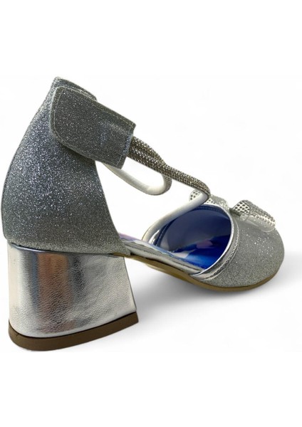 739 Kız Çocuk Frozen Topuklu Abiye Ayakkabı fırsatları