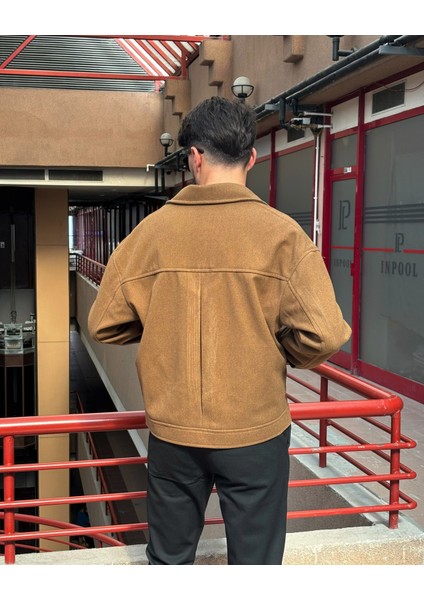 Gömlek Yaka, Oversize-Fit, Old Money Culture, Düğmeli, Kaşe Kumaş Ceket 24USEC05 fiyatları