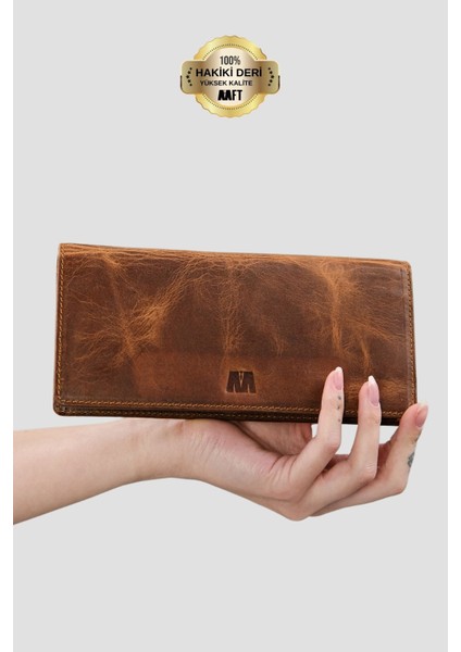 Golden 3367 Hakiki Deri Telefon Bölmeli Unisex Cüzdan