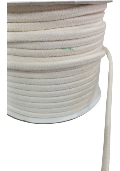 Bağcık Ipi Pamuk 1 cm Krem 10 Metre