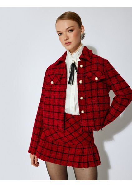 x Sibil Çetinkaya - A Kesim Mini Pileli Tüvit Etek fiyatları