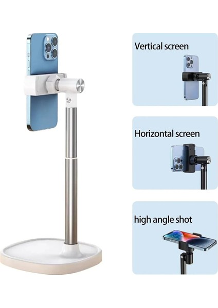 Uzunluğu ve Açısı Ayarlanabilir Masaüstü Telefon Tutacağı 40 cm Uzunluk Fonksiyonel Telefon Standı modelleri