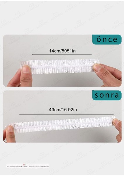 100 Adet Çok Amaçlı Gıda Bonesi