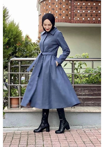 Mevlana Kaşe Kaban Lacivert fırsatları