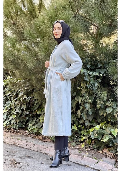 Düğmeli Kaşe Kap Bebe Mavisi fiyatları