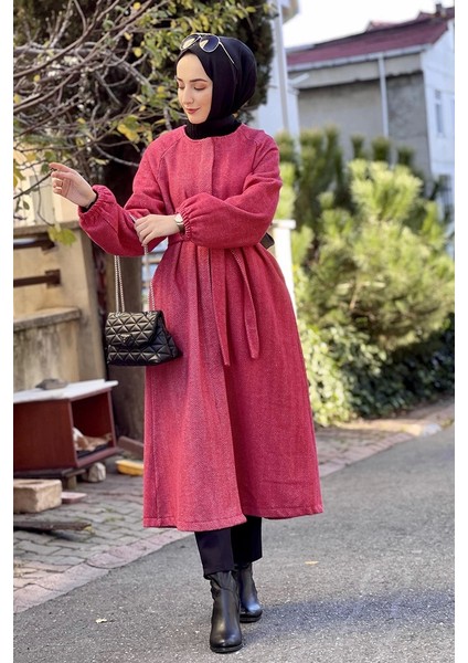 Düğmeli Kaşe Kap Nar Çiçeği fiyatları