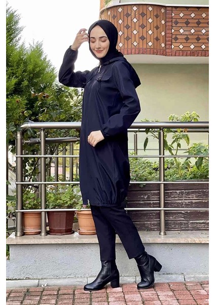 Trençkot Lacivert modelleri