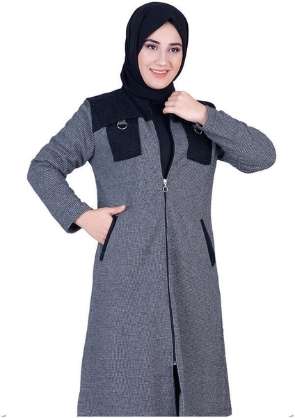 Omuzu Parçalı Füme Tesettür Kap fiyatları