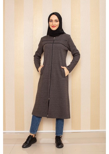 Cepli Tesettür Kap Kahverengi