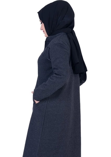 Omuzu Deri Detay Tesettür Kap Siyah fırsatları