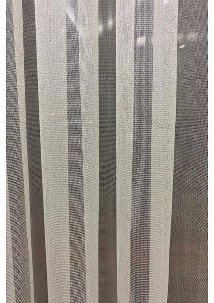 Elenor Sedef Ekru Renkli Tül Perde 1/3 Sık Pileli modelleri