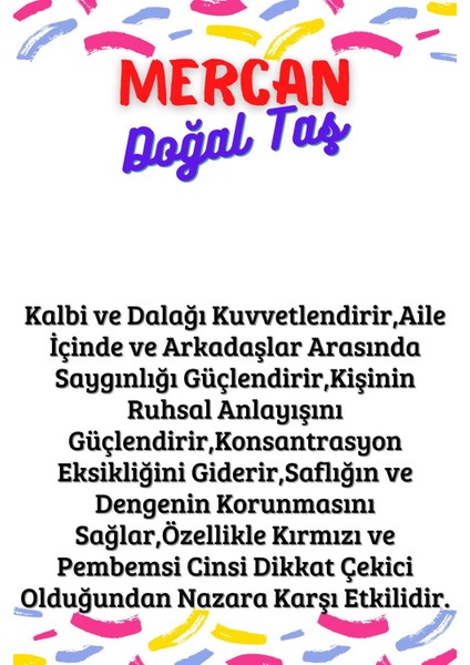 Sertifikalı Tüp Şişelerde Kırık Doğal Taşlar (Mercan Taşı Delikli) 5X3CM Büyük Boy modelleri