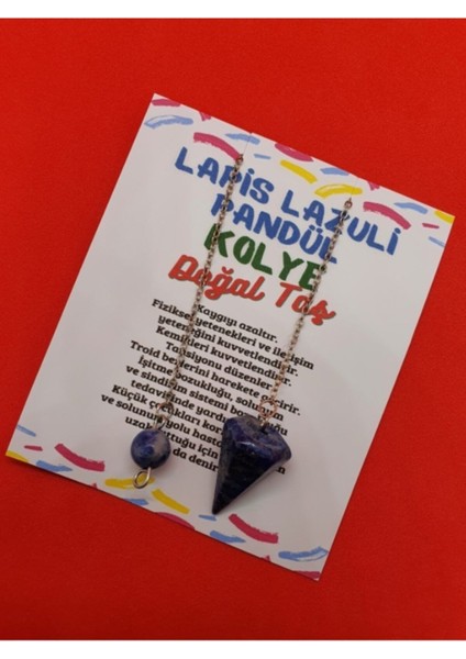 Sertifikalı Doğal Lapis Lazuli Doğal Taş Pandül fiyatları