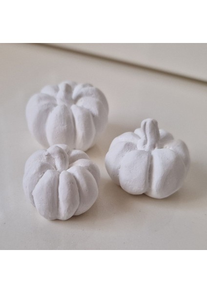 3'lü 3 Boy Mini Bal Kabağı Kabak Silikon Kalıp K-1399, Kokulu Taş Sabun Alçı Mum Kalıbı fırsatları