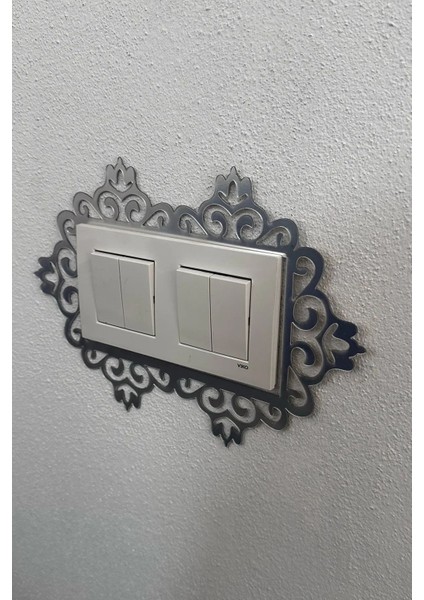 Aynalı Pleksi Priz Anahtar Çerçevesi