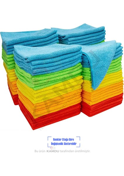8 Adet Standart Boy 30x30 cm Mikrofiber Bez